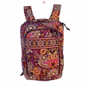 Vera Bradley Laptop Backpack Safari Sunset
